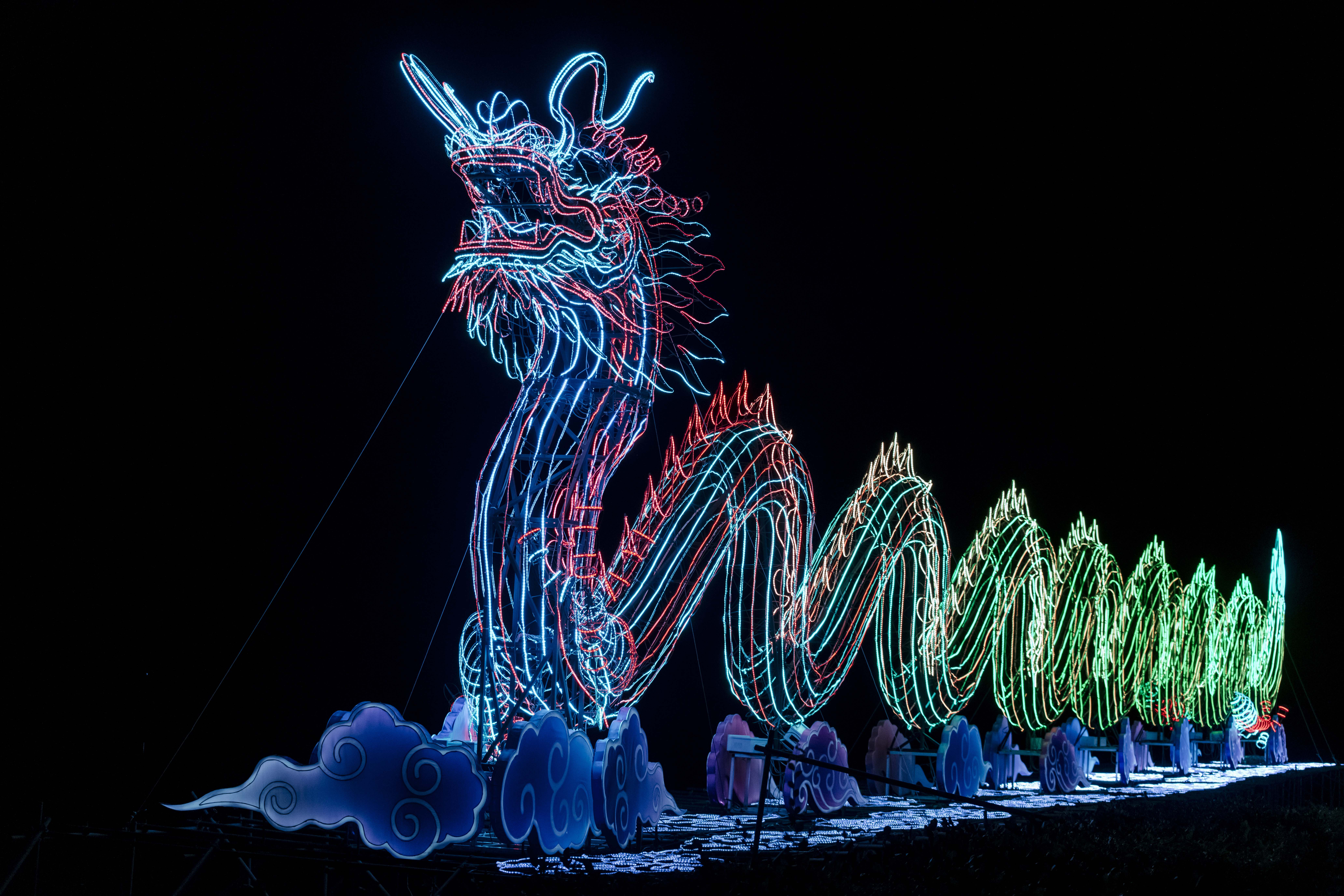 The Chinese Lantern Festival at Koka Booth Amphitheatre in Cary, N.C.