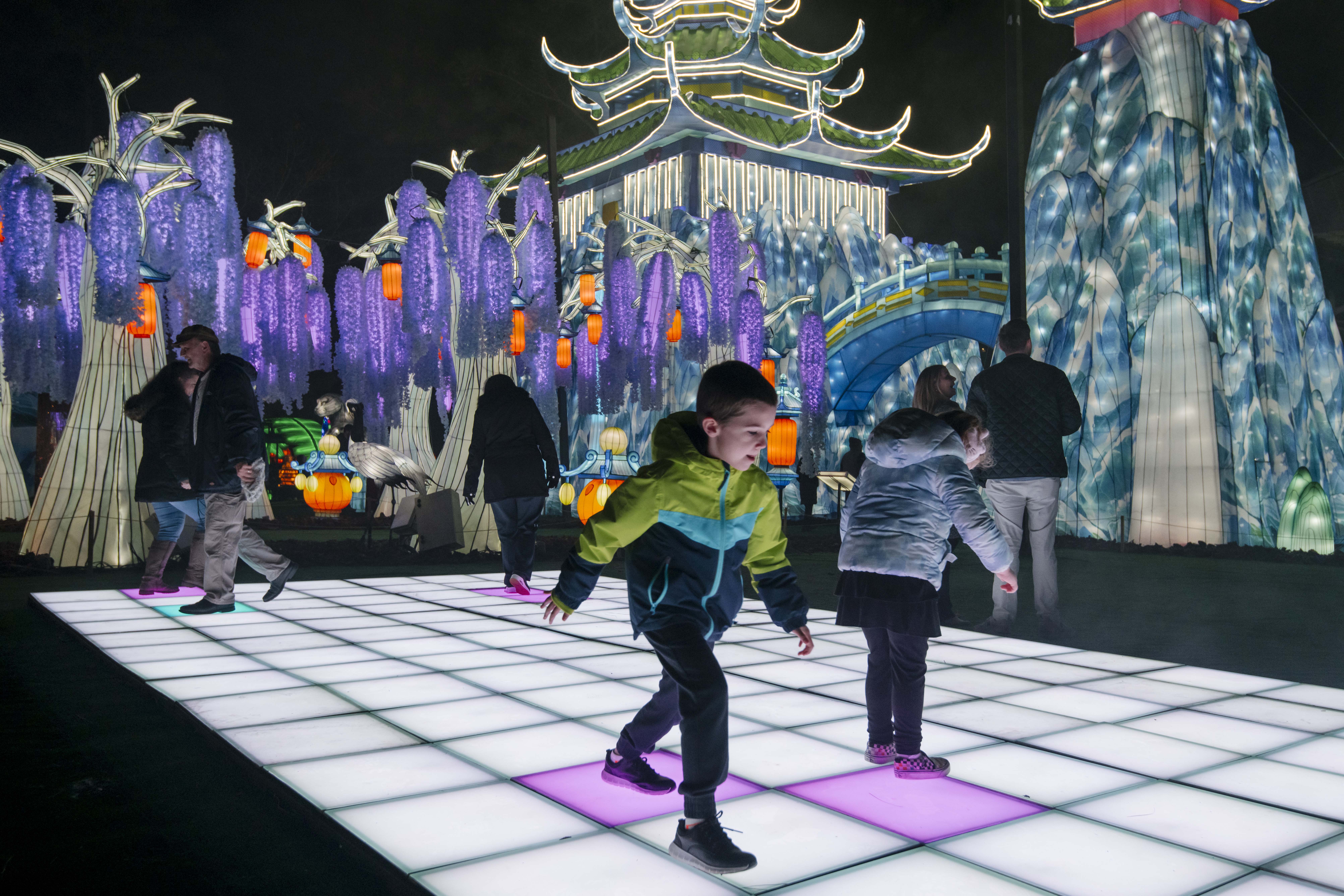 The Chinese Lantern Festival at Koka Booth Amphitheatre in Cary, N.C.